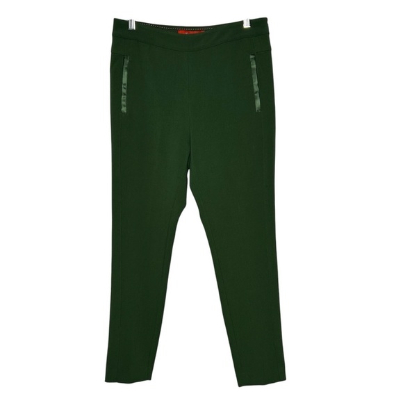 Anthropologie Cartonnaire Charlie Green Tapered Side Zipper Ski-Lodge Pants 10 - Picture 3 of 14